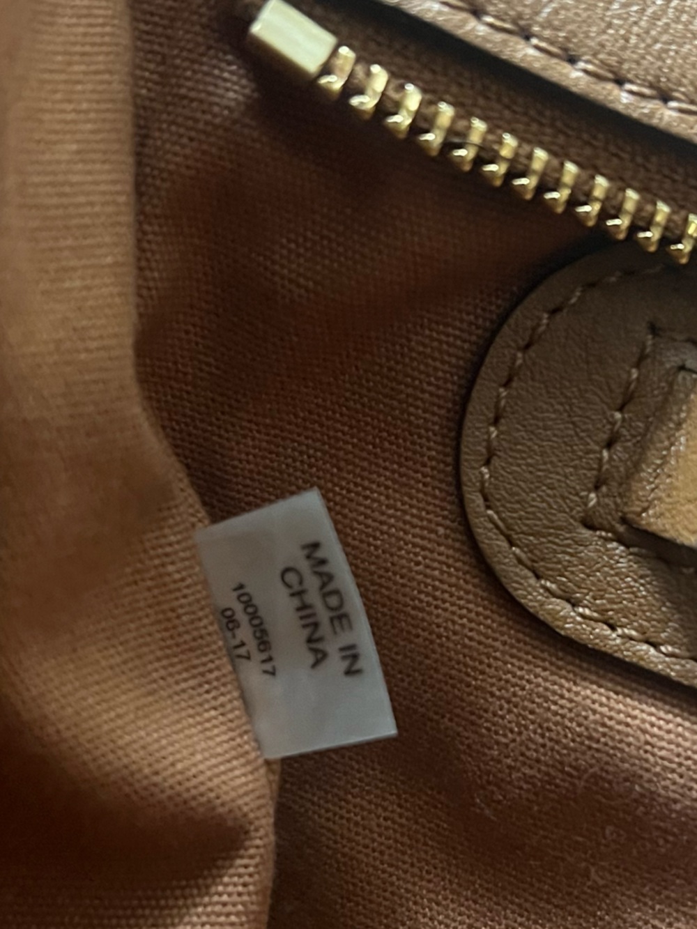 Tory Burch Gemini Link Patent Leather Cross Body in Umber NEW - Picture 12 of 14